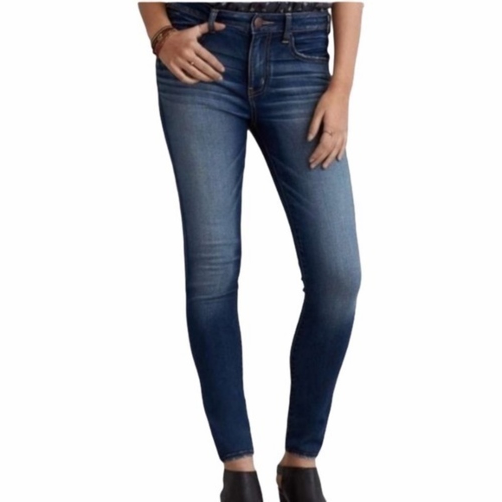 American Eagle Dark Blue Skinny Jeans